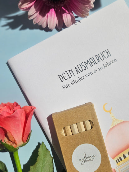 Islamisches Ausmalbuch für Kinder (6-10 Jahre)