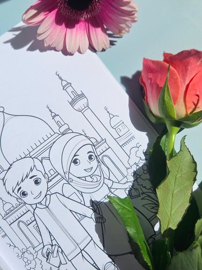 Islamisches Ausmalbuch für Kinder (6-10 Jahre)