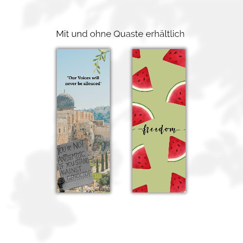 Palästina Lesezeichen - Bedeutung zum Mitnehmen