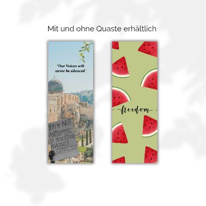 Palästina Lesezeichen - Bedeutung zum Mitnehmen